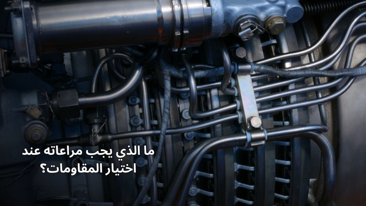 ما الذي يجب مراعاته عند اختيار المقاومة؟