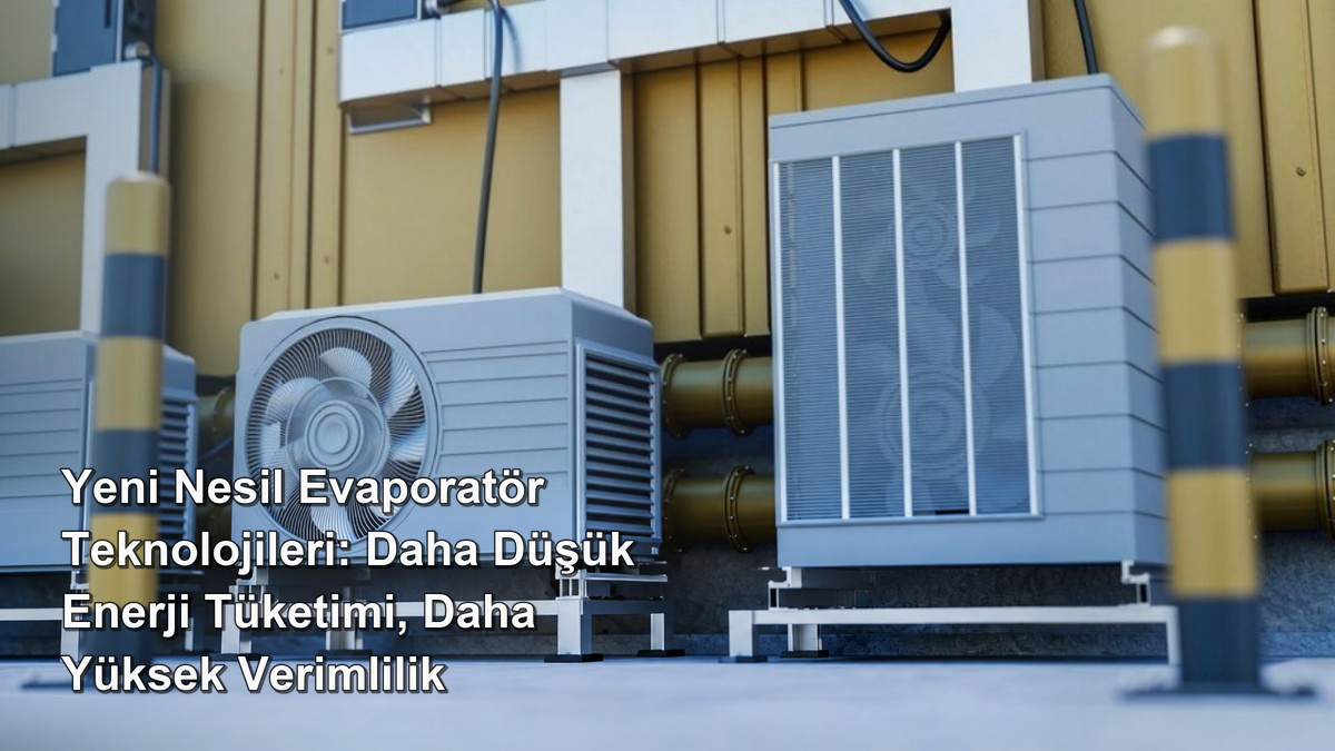 Yeni Nesil Evaporatör Teknolojileri: Daha Düşük Enerji Tüketimi, Daha Yüksek Verimlilik