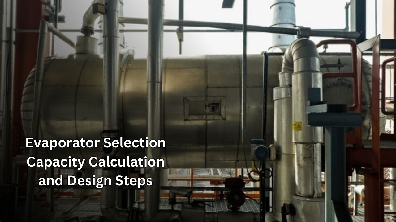 Evaporator Selection Capacity Calculation and Design Steps