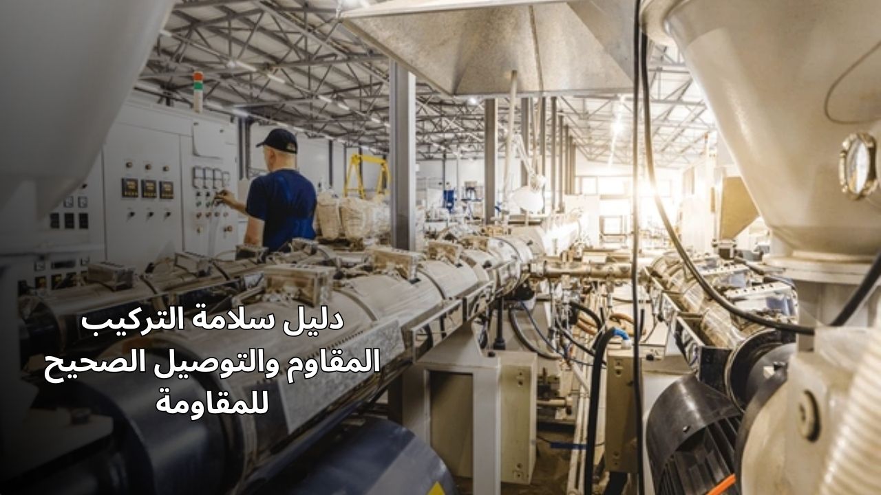 دليل السلامة والتوصيل الصحيح لتركيب المقاومات دليل السلامة والتوصيل الصحيح لتركيب المقاومات