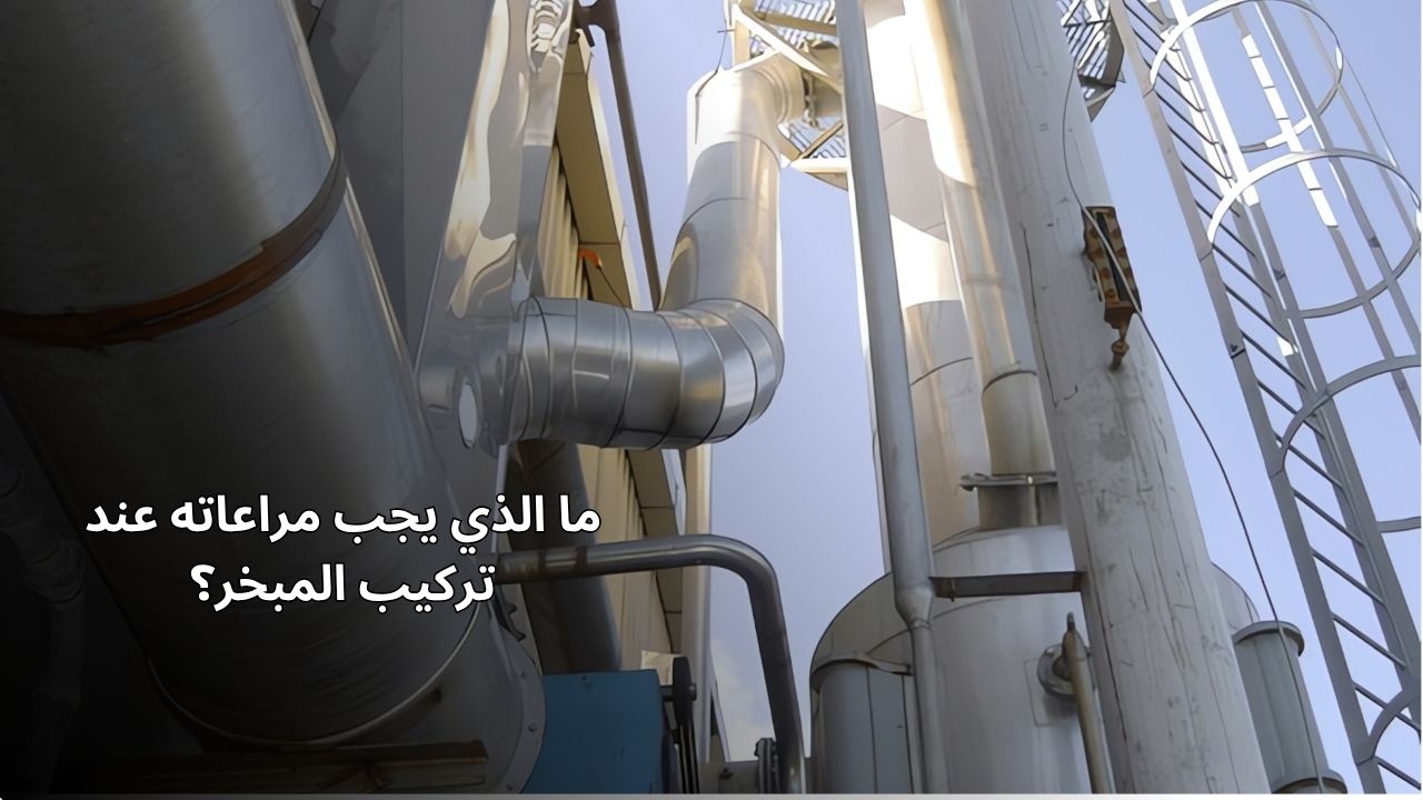 ما يجب مراعاته عند تركيب المبخر