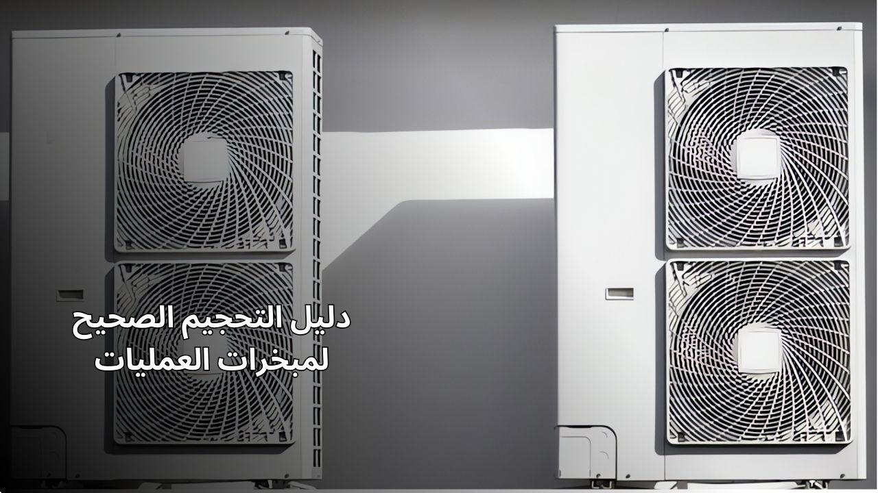 دليل للتحجيم المناسب لمبخرات العملية دليل للتحجيم المناسب لمبخرات العملية